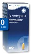 Clicks B Complex-120 Tablets Pack