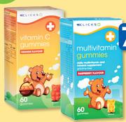 Clicks Multivitamin Or Vitamin C 60 Gummies Each-Per Pack