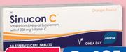 Sinucon C 10 Effervescent Tablets-Per Pack