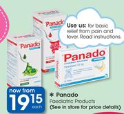 Panado Paediatric Products-Each