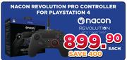 Nacon Revolution Pro Controller For Play Station 4-Each