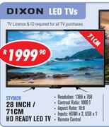 Dixon 28 Inch/71cm HD Ready LED TV STY0628