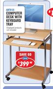 Computer Desk with Keyboard Tray AM8135