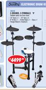 Soundking 5 Drums, 3 Cymbals Foldable Spider Arm Drum Stand SKD130