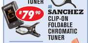 Sanchez Clip-On Foldable Chromatic Tuner A8