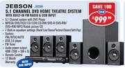 Jebson 5.1 Channel DVD Home Theatre System With Built In FM Radio & USB Input JB258H