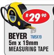 Beyer 5m x 19mm Measuring Tape TM5X19