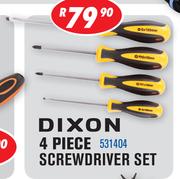 Dixon 4 Piece Screwdriver Set 531404