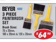 Beyer 3 Piece Paintbrush Set K092