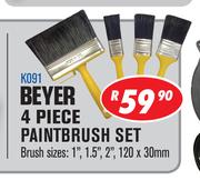 Beyer 4 Piece Paintbrush Set K091