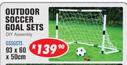 Outdoor Soccer Goal Sets GSSGST5-93 x 60 x 50cm