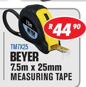 Beyer 7.5mm x 25mm Measuring Tape TM7X25