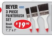 Beyer 3 Piece Paintbrush Set K093