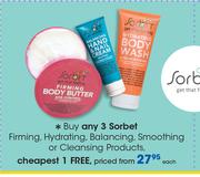 Sorbet Firming, Hydrating, Balancing, Smoothing Or Cleansing Products-Each
