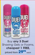 Duel Shaving Gels Or Foams-Each