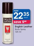 English Leather Body Spray-125ml Each