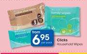 Clicks Household Wipes-Per Pack