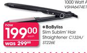 BaByliss Slim Sublim 'Hair Straightener C132A/ST226E
