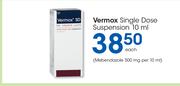 Vermox Single Dose Suspension-10ml Each
