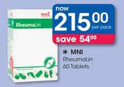 MNI Rheumalin 60 Tablets-Per Pack