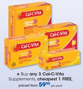 Cal-C-Vita Supplements-Per Pack