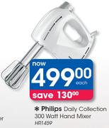 Philips Daily Collection 300W Hand Mixer HR1459