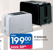 Safeway 2 Slice Toaster-Each