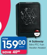Safeway Mini PTC Fan Heater PIA4603