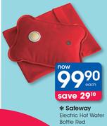 Safeway Electric Hot Water Bottle Red