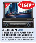 Jebson Single Din Media Player with 7" Digital Screen, USB & SD Slots JB7260T