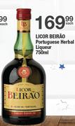 Licor Beirao Portuguese Herbak Liqueur-750ml