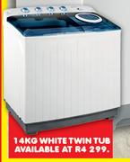 Kelvinator 14Kg White Twin Tub