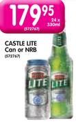 Castle Lite Can Or NRB-24x330ml