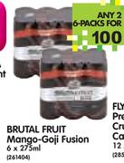 Brutal Fruit Mango-Gozi Fusion-2x6x275ml