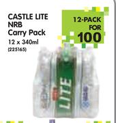 Castle Lite NRB Carry pack-12x340ml