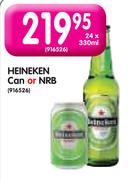 Heineken Can or NRB-24 x 330ml