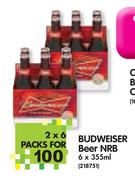 Budweiser Beer NRB-6 x 355ml-2's