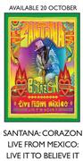 Santana:Corazon Live From Mexico:Live It To Believe It-Blu-Ray
