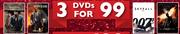 Movie DVDs-3s 