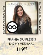 Franja Du Plessis Dis My Verhaal (Available End Of June)