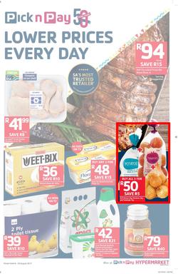 Pick n Pay Western Cape : Lower Prices Every Day (08 Aug - 20 Aug 2017), page 1