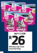 Whiskas Cat Food Assorted-5 x 85g