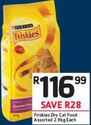 Friskies Dry Cat Food Assorted-2.9Kg