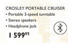 Crosley Portable Cruiser