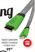Xbox 360 HDMI Xbox Charge Cable XC3