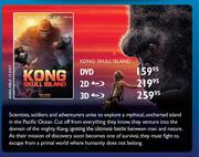 Kong: Skull Island 3D Blu Ray DVD