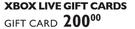 Xbox Live Gift Card 200