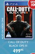 Call Of Duty Black OPS III For PS4