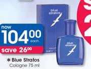 Blue Stratos Cologne-75ml Each