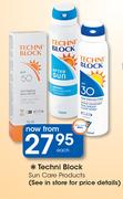 Techni Block Sun Care Products-Each